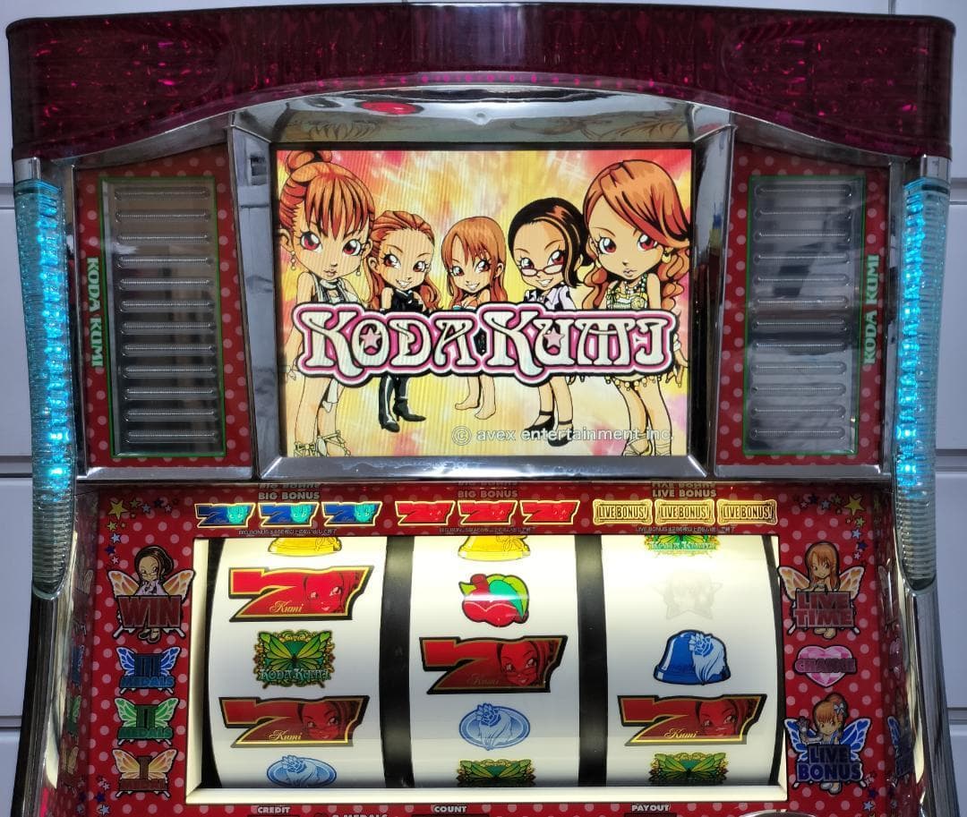 【パチスロ実機】SANKYO★『初代』パチスロ 倖田來未【不要機付】