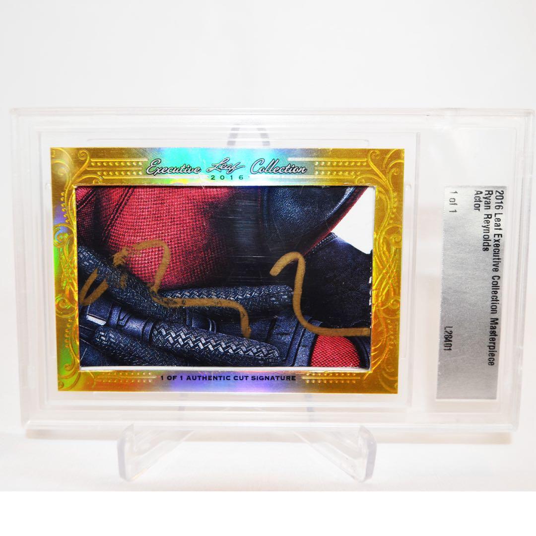 デッドプール ライアンレイノルズ　直筆サイン　世界に1枚