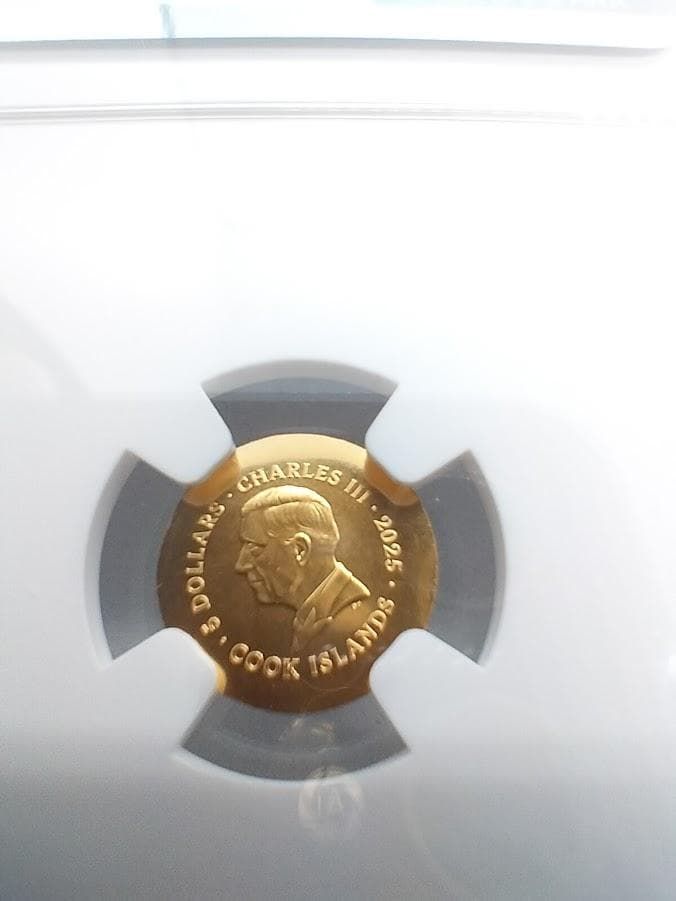 NGC MS70 FR 2025 クック諸島レオンティーニ 金貨 世界250枚