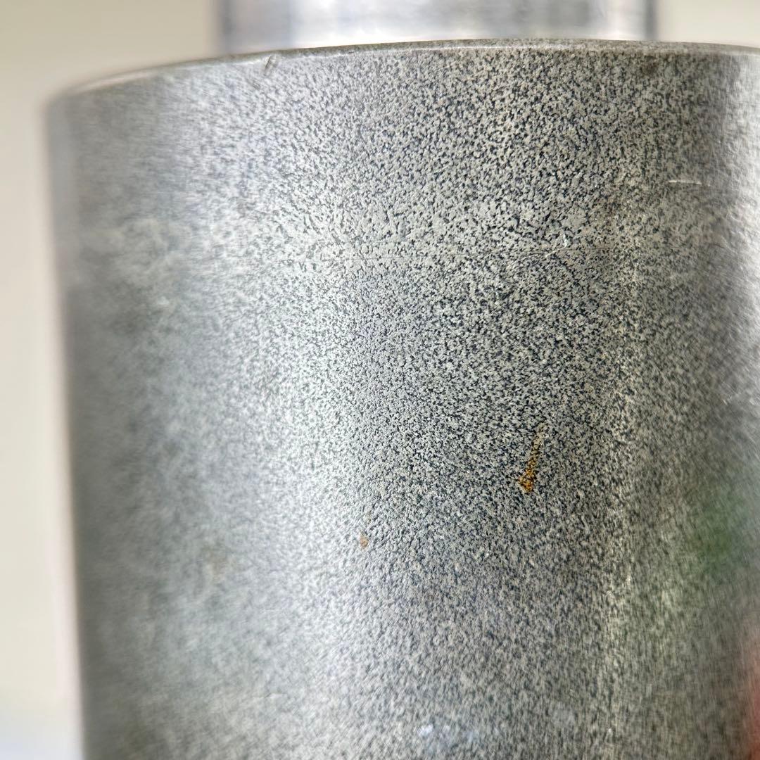 A001龍文堂 純錫 茶筒 茶入れ　茶道具　約284g