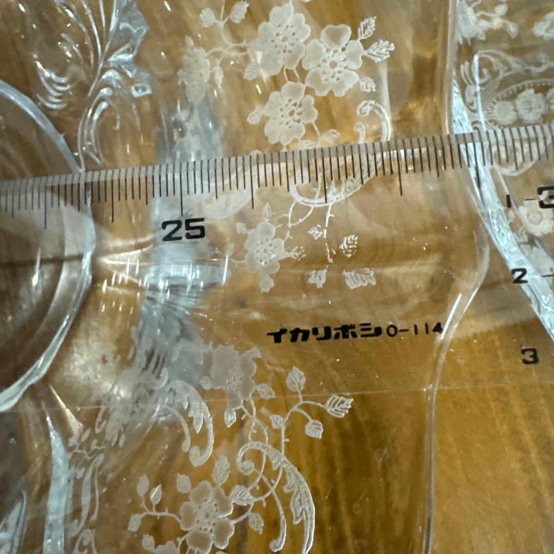 アメリカンアンティーク、フォストリア社　ロマンス　レアな深皿　25cm