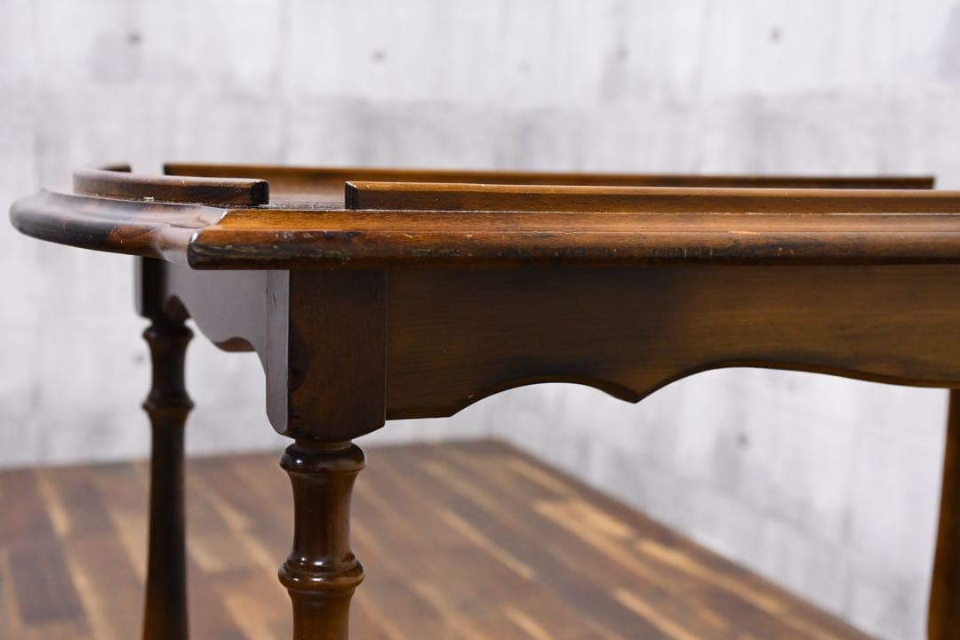 EGK56 オールドカリモク コロニアル キッチンワゴン サービスワゴン