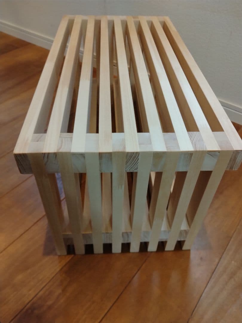 木製　ハンドメイド　オーダー　水槽台　ベンチ　踏み台　玄関台　アクアラック