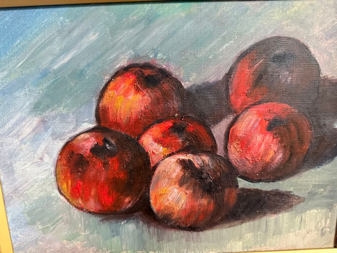 フランス絵画家　Paul Cézanne 果物の静物画 送料込み