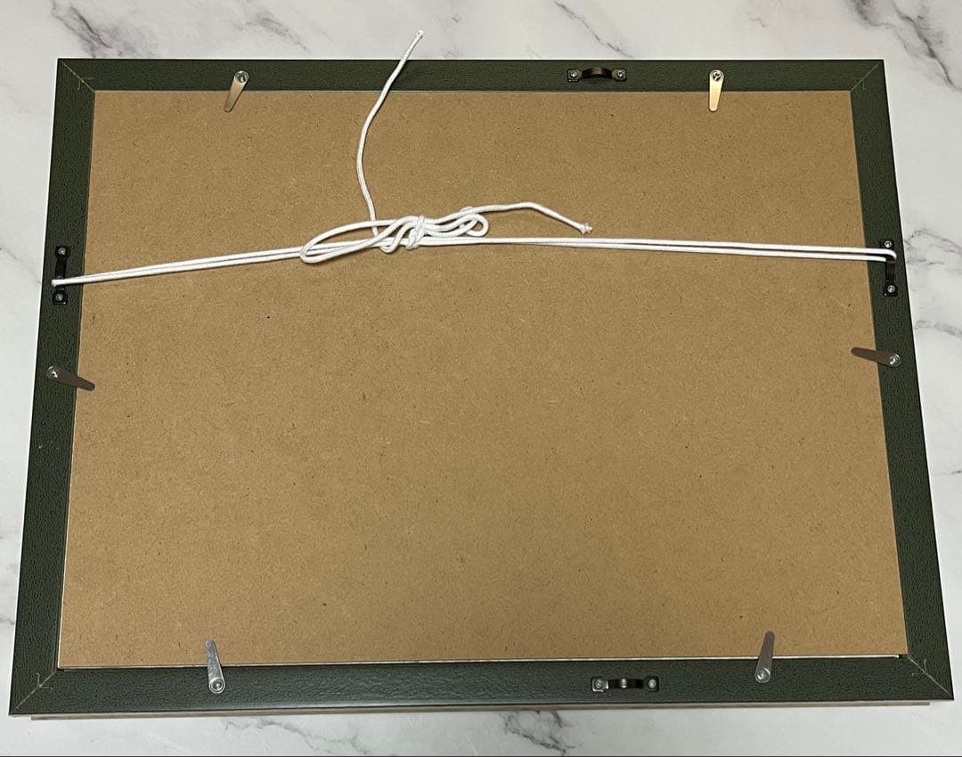 新品額入り　限定版画　ジニー・キム　サイン、エディション番号有り　蓮の池