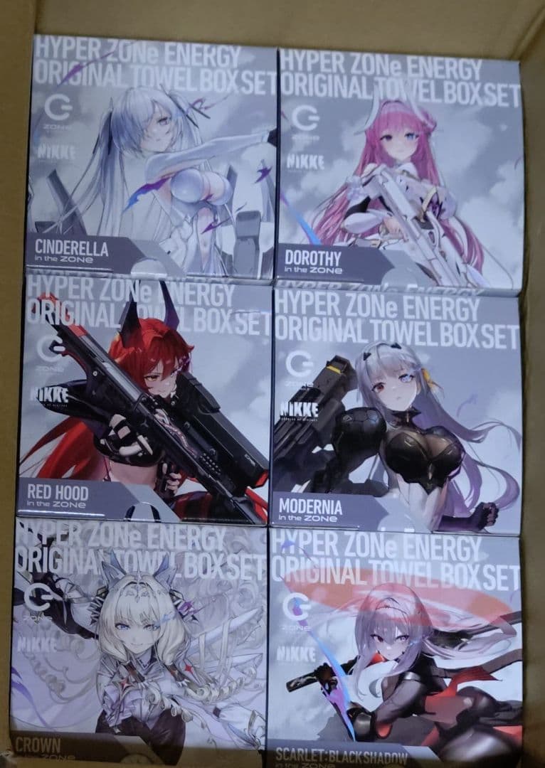 NIKKE ZONE オリジナルタオル 6種セット ドリンクとポイントなし