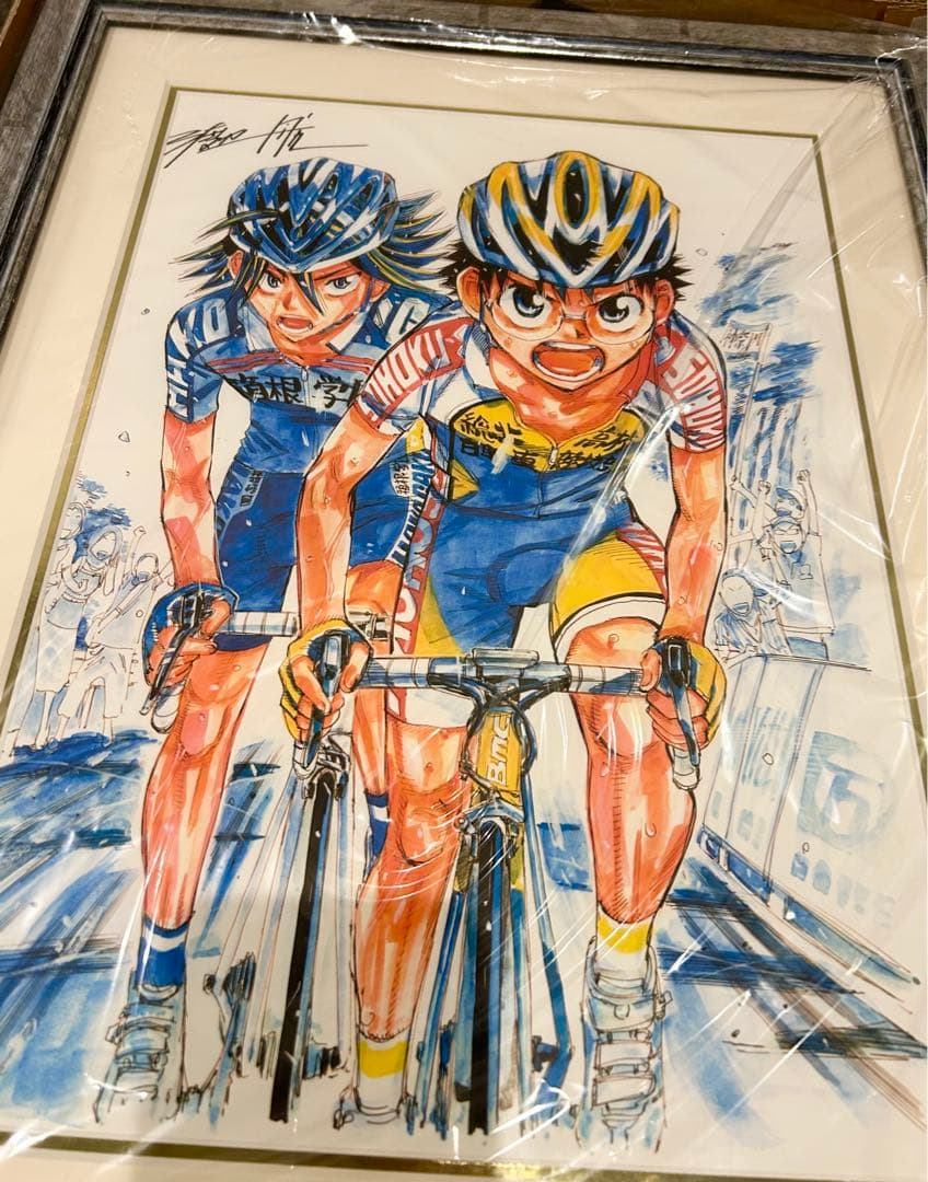 弱虫ペダル 小野田坂道　真波山岳 複製原画