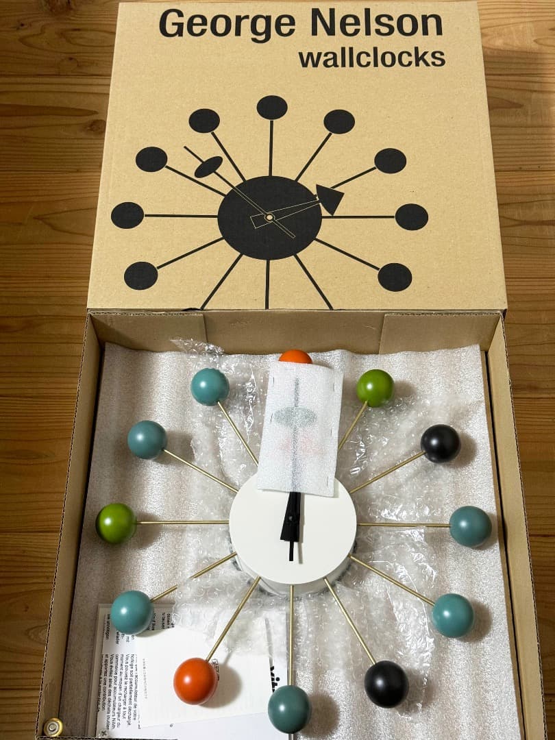 Vitra　ボールクロック　定価49,500円　本物　Ball Clock