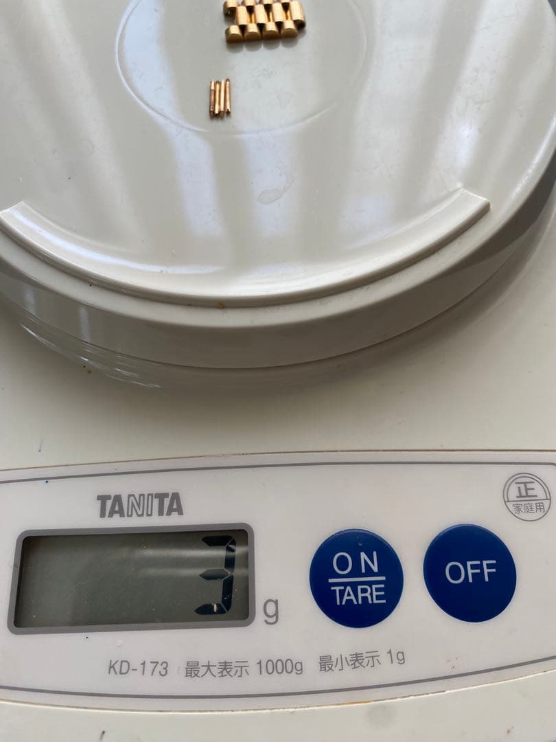 純正正規品ロレックスディトジャスト 金無垢レディース69178Gベルト4コマ