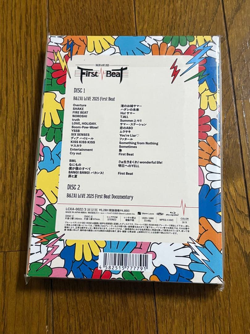 B&ZAI LIVE 2025 First Beat 新品　BluRay