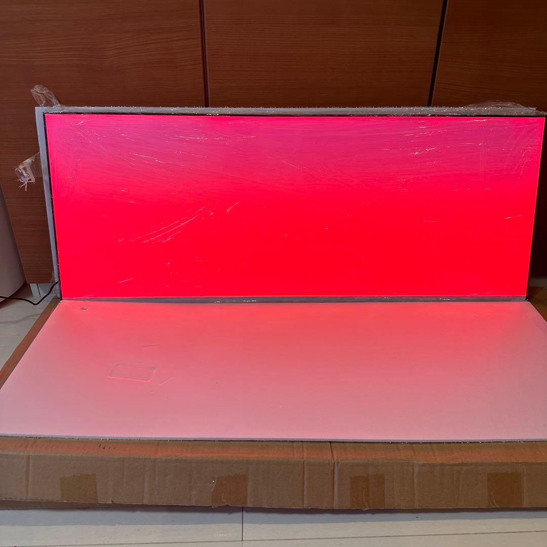 新品未使用　LED RGBバックライトスクリーン　90cm×35cmアクアリウム