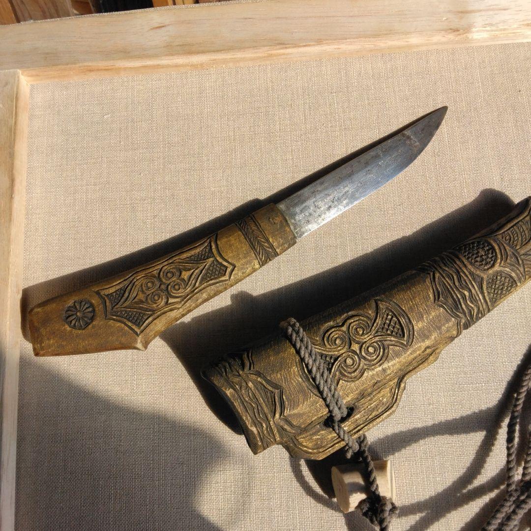 アイヌマキリ　小刀　北海道　骨董