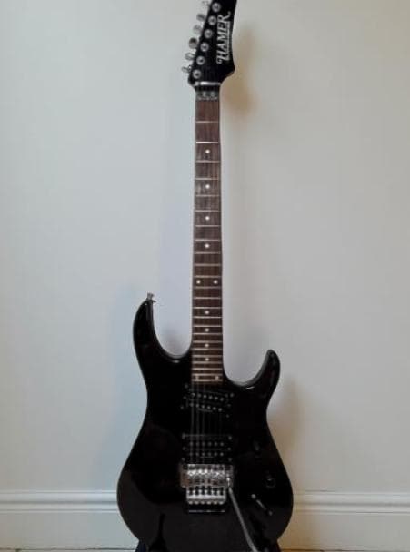 HAMER SLAMMER エレキギター グリーン