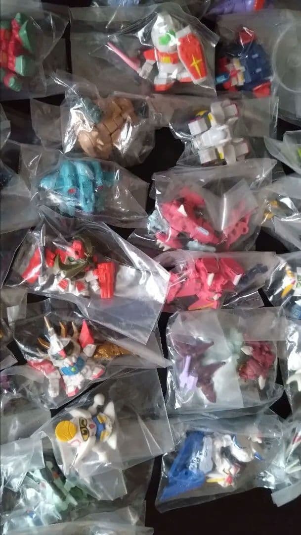 バンダイSDガンダムフルカラーステージダブり無し開封展示品109種セット