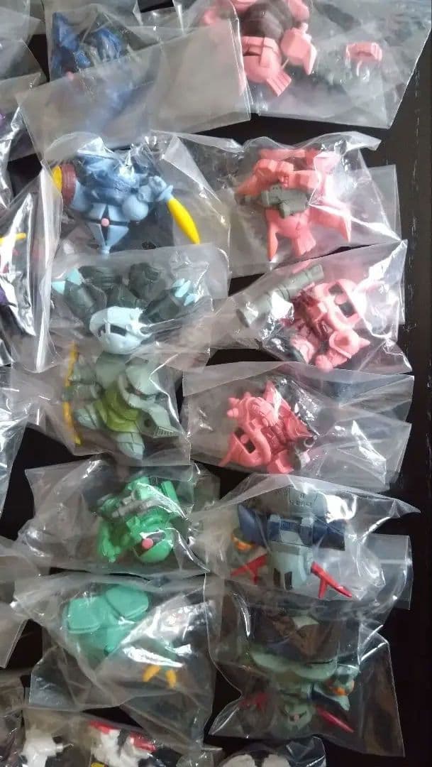 バンダイSDガンダムフルカラーステージダブり無し開封展示品109種セット