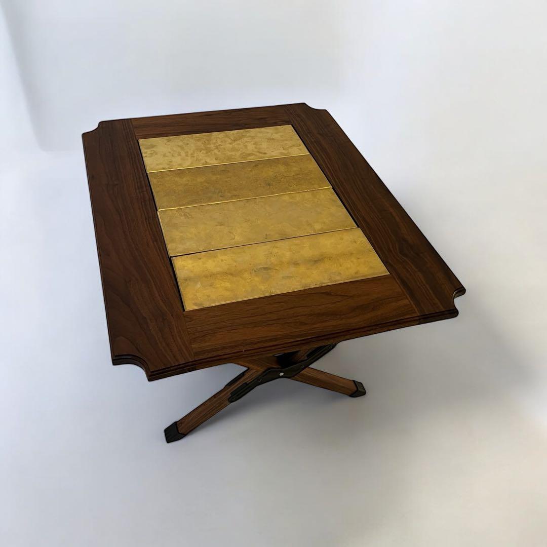 【outlet】ブラックウォールナット2ユニットテーブル