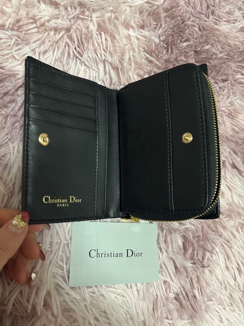 期間限定セール中 Christian Dior 二つ折り財布 ブラック
