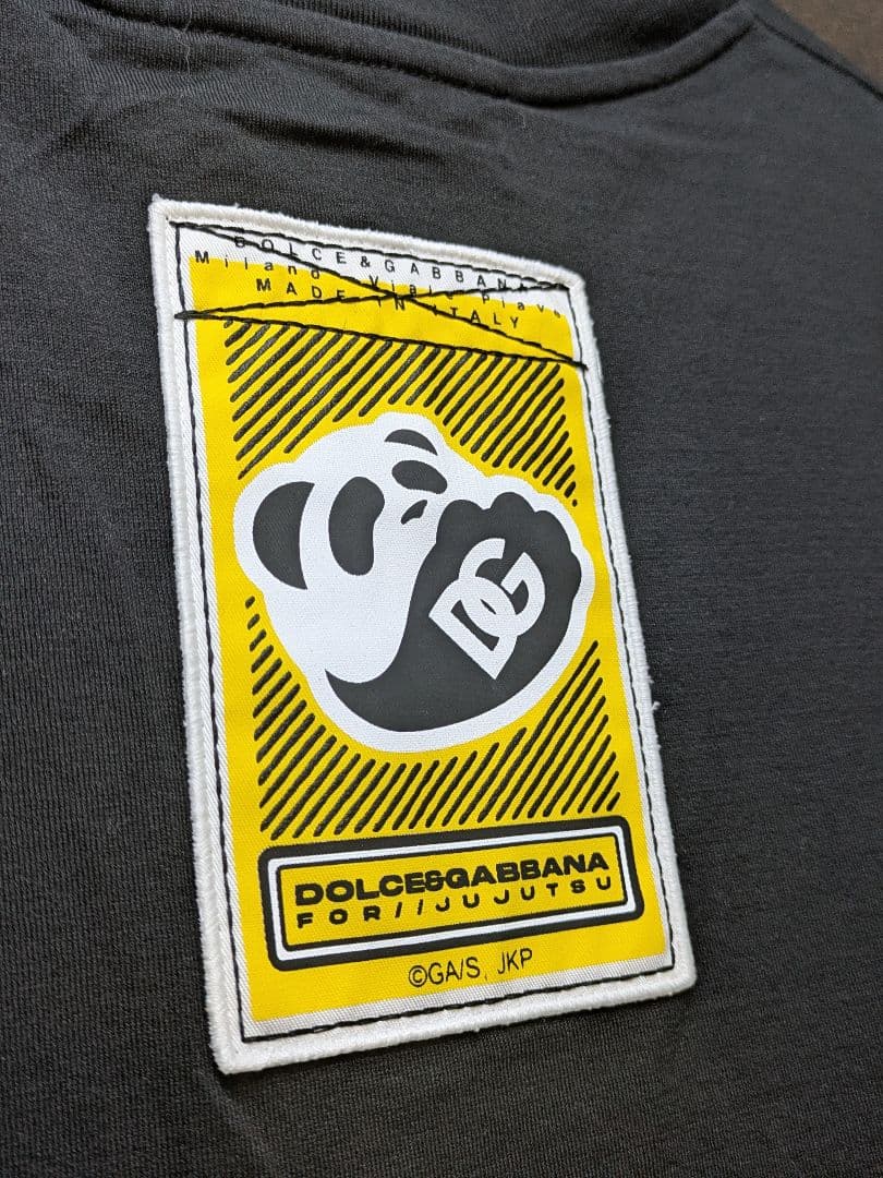 Dolce & Gabbana 呪術廻戦コラボ パンダ Tシャツ ブラック