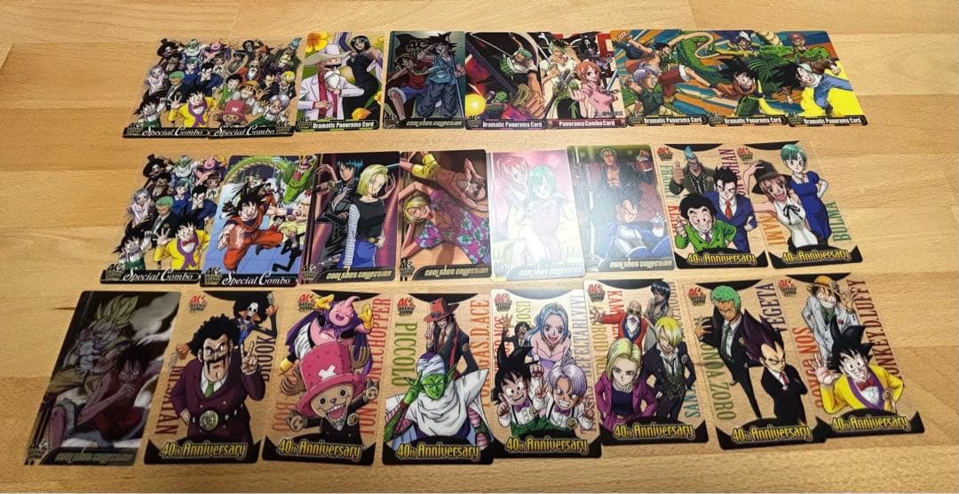 ワンピース✖️ドラゴンボール　40thカード