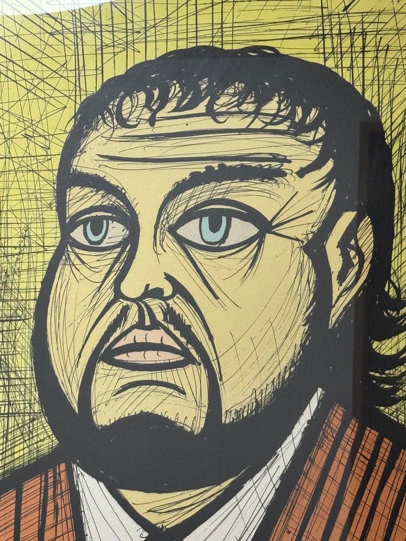 希少ベルナールビュッフェドンキホーテ　サンチョパンサ真作リトグラフ本物本人サイン