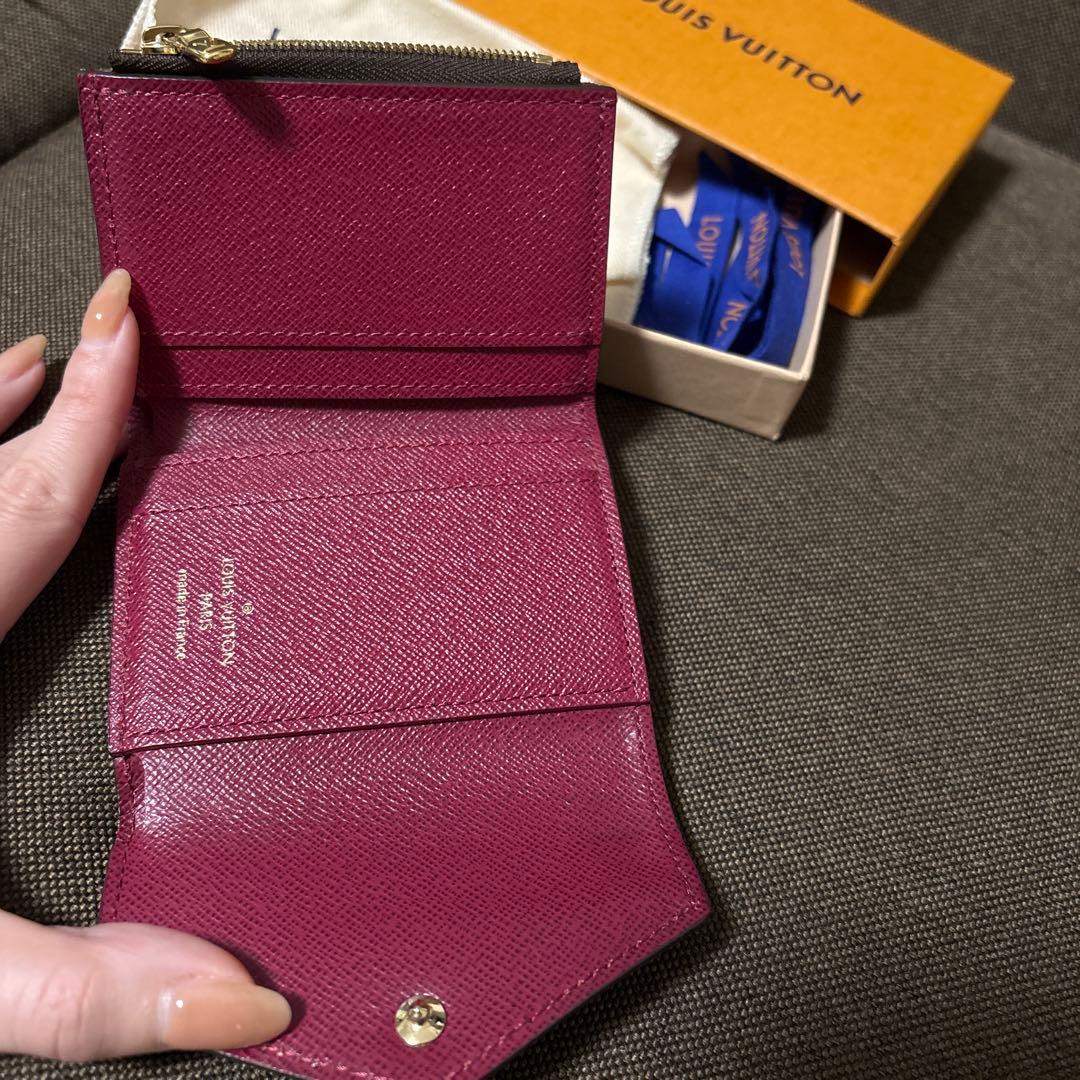 Louis Vuitton 三つ折り財布 ワインレッド