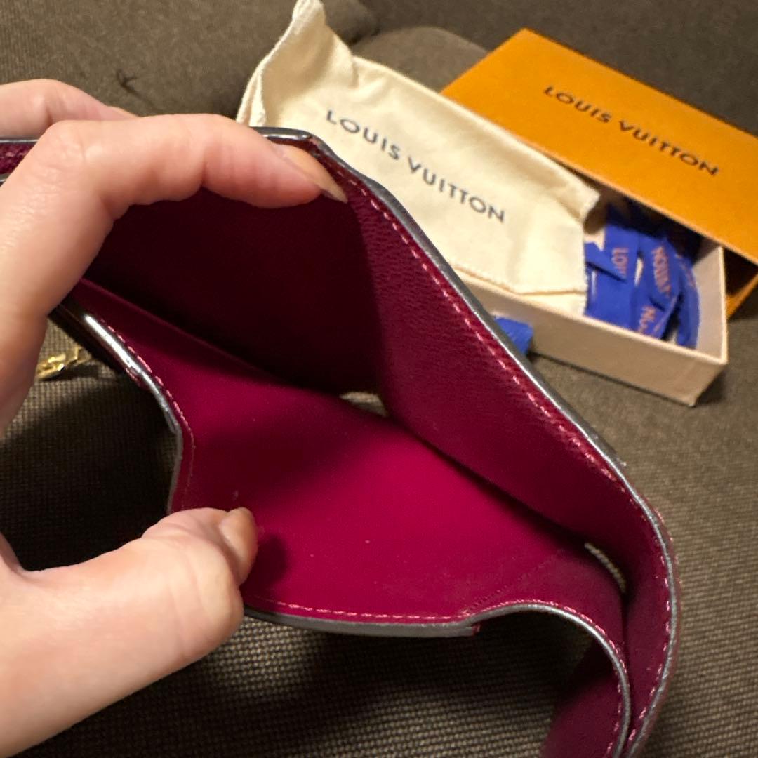 Louis Vuitton 三つ折り財布 ワインレッド