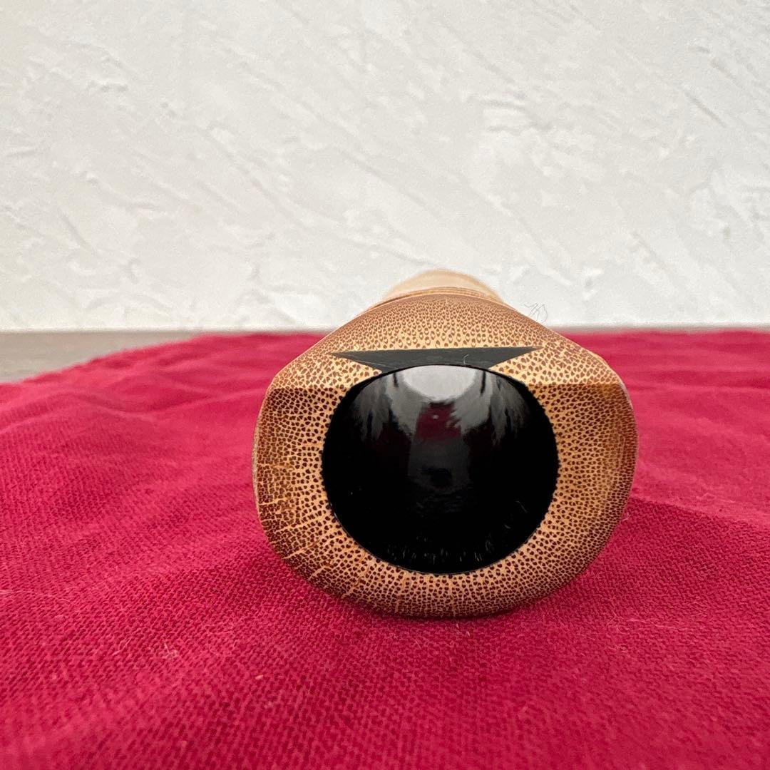 尺八　竹治　銀三線　竹製　琴古流　約39.5㎝