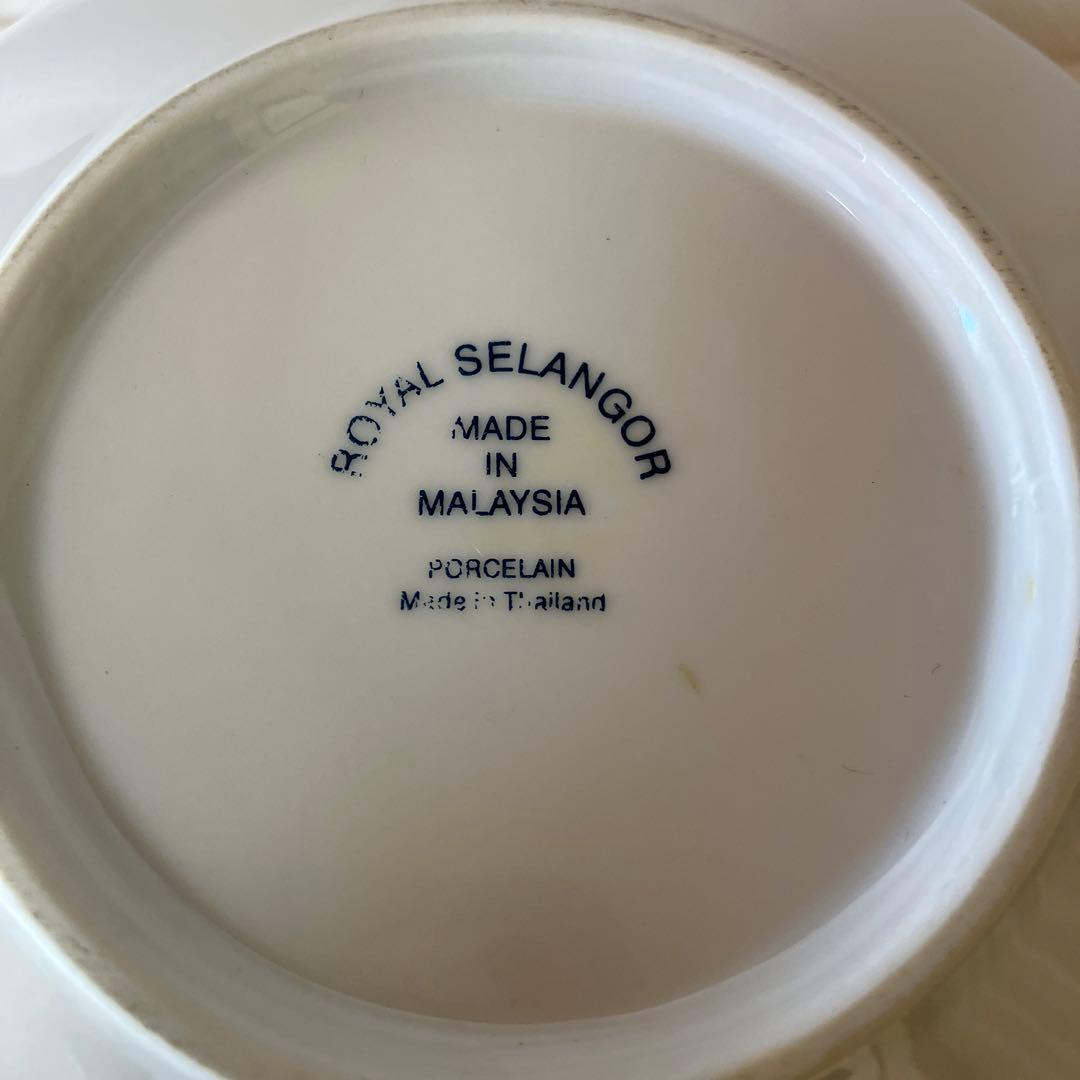 ロイヤルセランゴール　鉢　水指　と　高杯