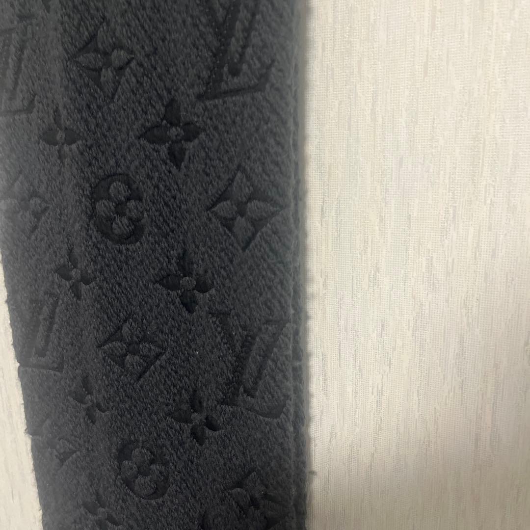 LOUIS VUITTON ロゴマフラー ダークグレー
