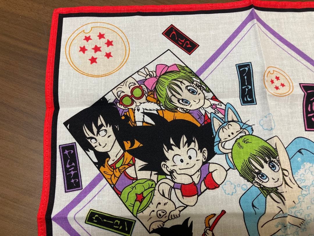 【極美品】初期 ドラゴンボール ハンカチ 当時物 未使用 新品 レトロ ブルマ
