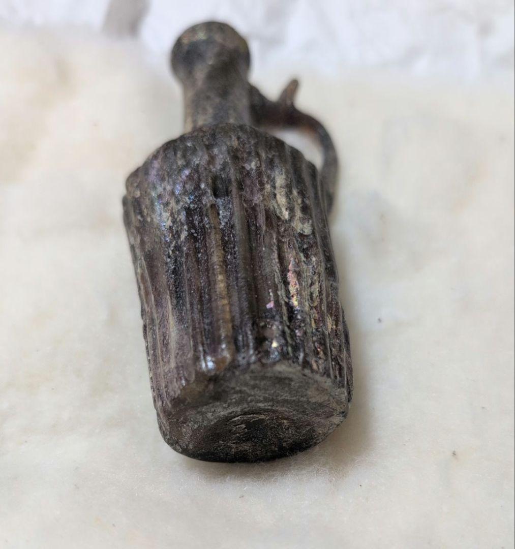 ローマングラス 壺型装飾品 小型