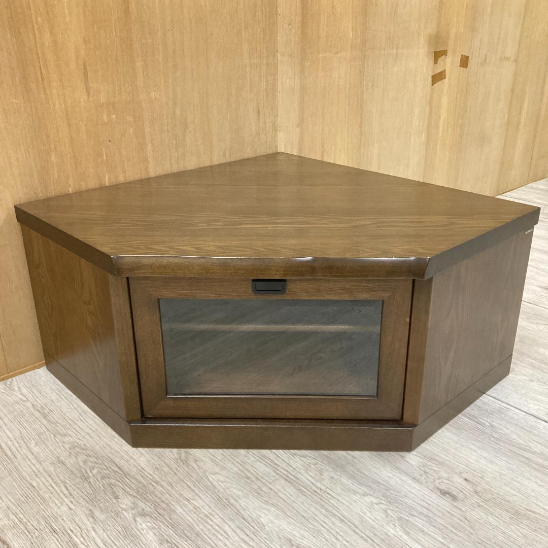 【カリモク】コーナーテレビ台　テレビボード　収納付