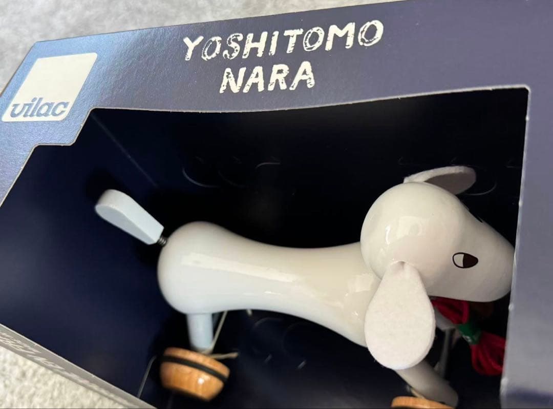 新品未使用　箱付き　奈良美智 置物　限定　希少　プルトイ dog ドッグ