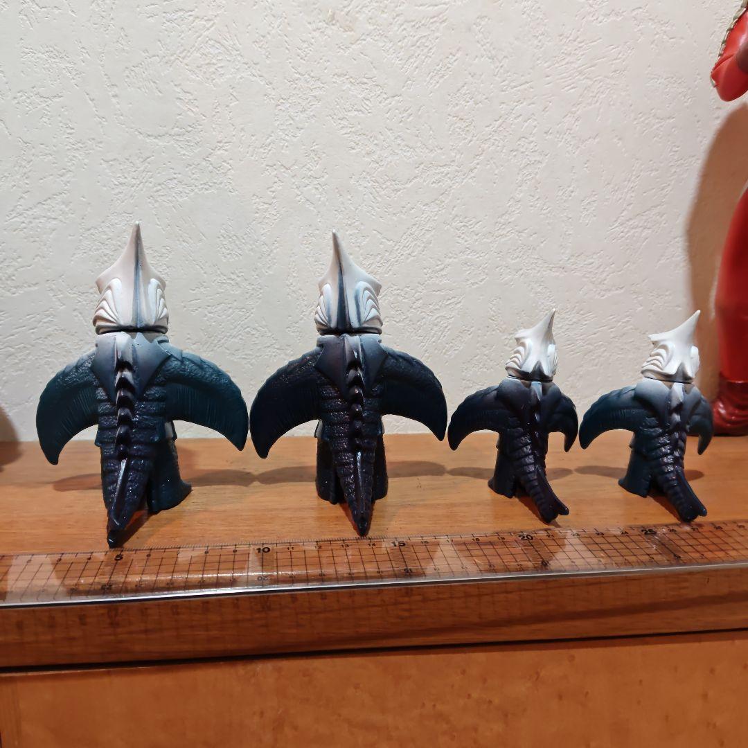 【ジグラDXミドル・ミニ４体セット】怪獣愛蔵組 ☆ガメラ☆ 希少怪獣ソフビ©大映