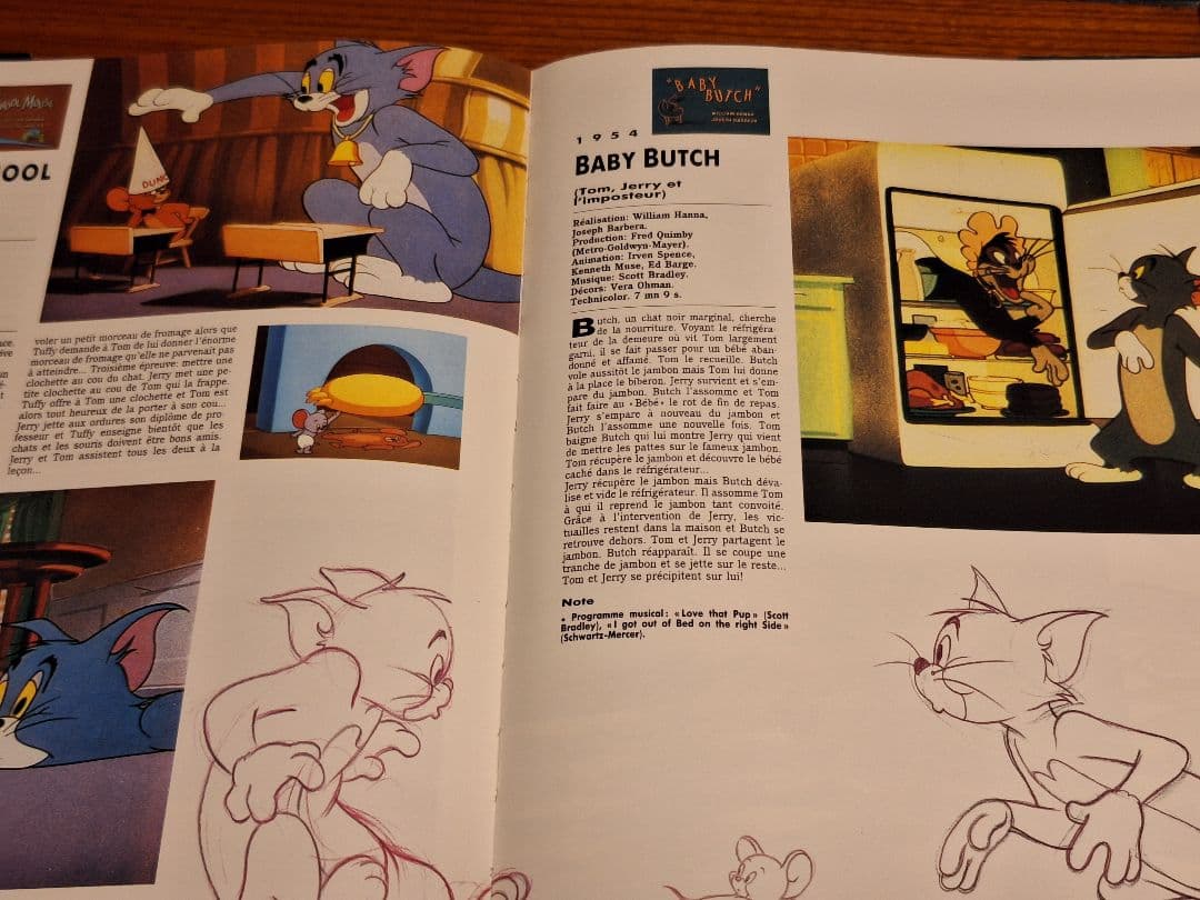 超レア！1989年フランス語英語トムとジェリー解説本