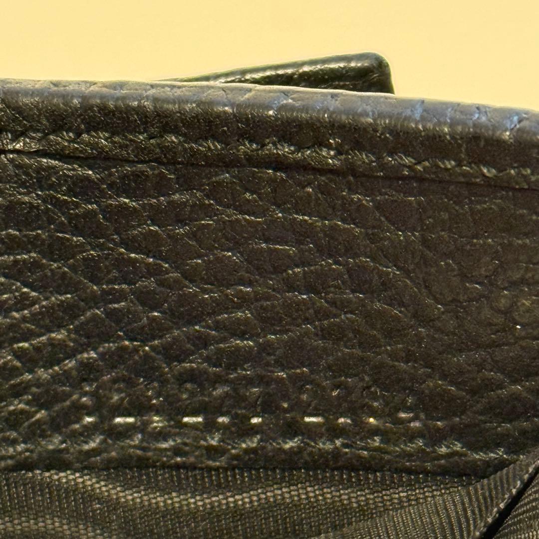 GUCCI グッチ GGマーモント コンパクト 三つ折り財布 ミニ財布 黒