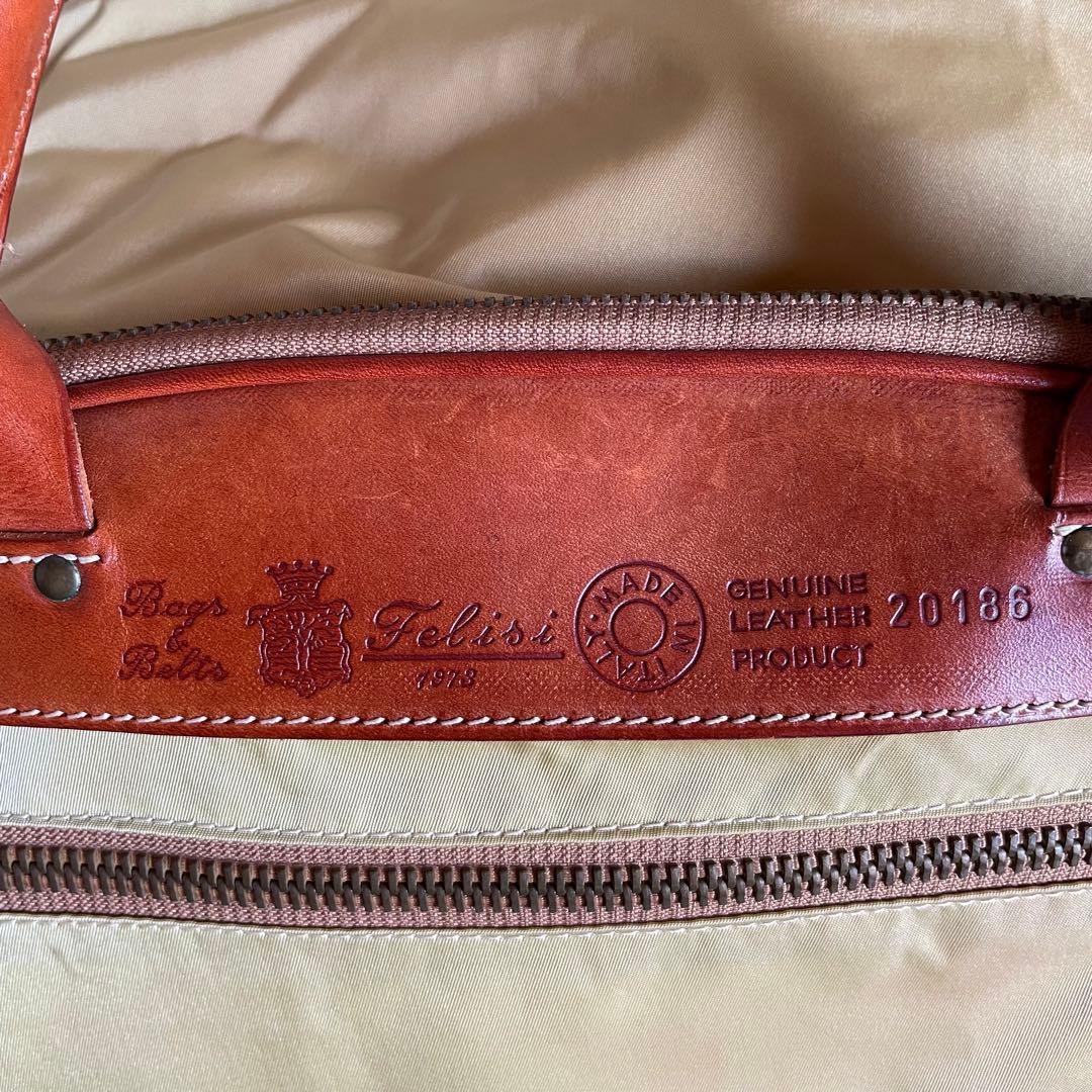 felisi フェリージ　2WAYボストンバッグ　Ｕ字型ファスナー