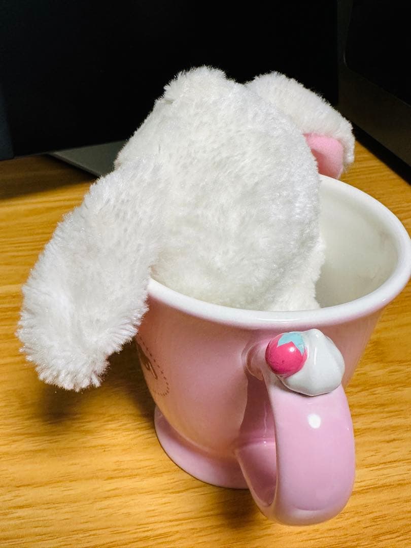 シュガーバニーズ マグカップ付 ぬいぐるみ 希少 しろうさ 当時品 2004年製