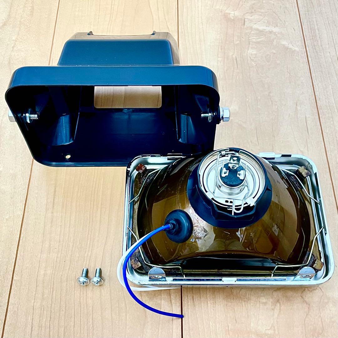 訳あり シビエ CIBIE 角型 ヘッドライト 当時物 角目 マーシャル