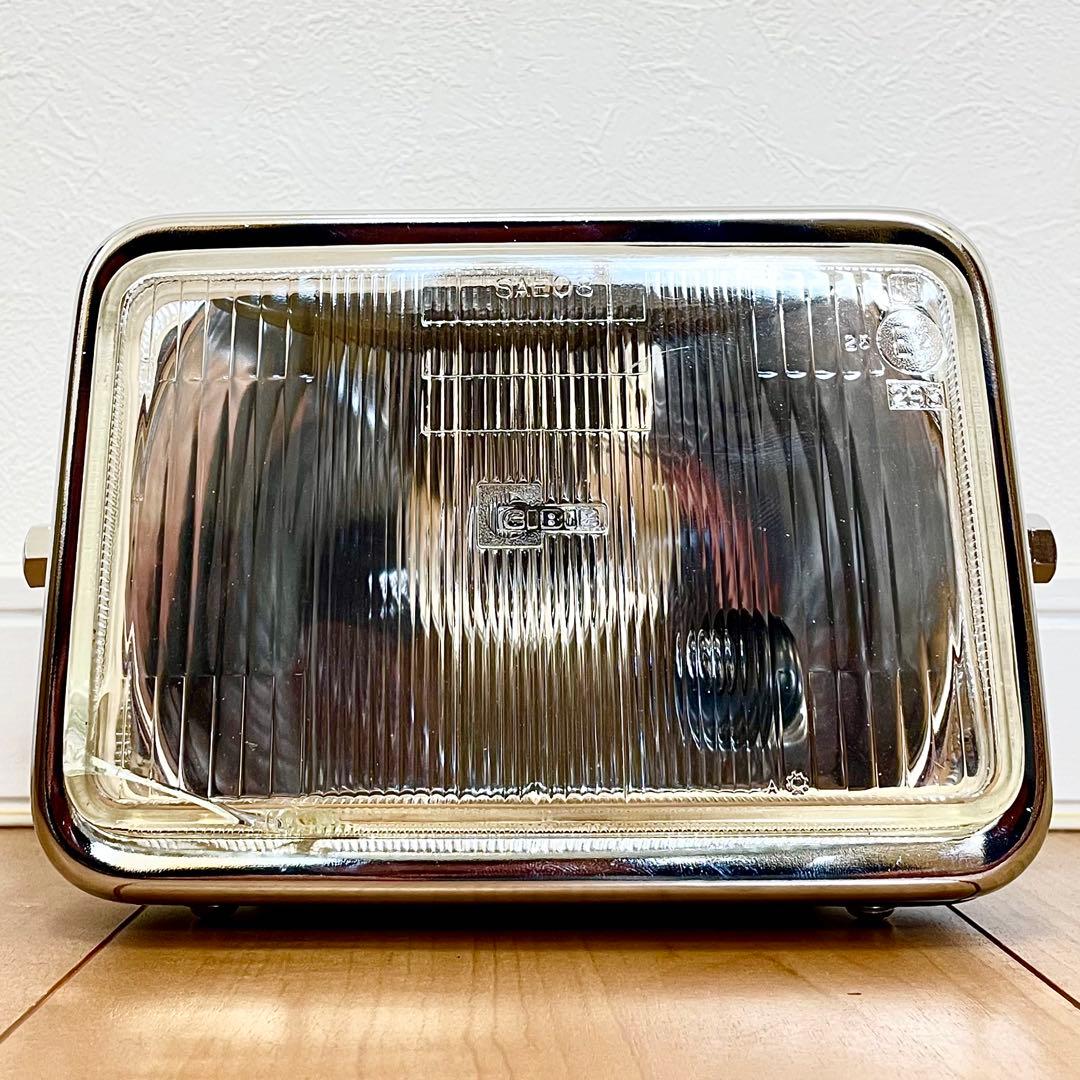 訳あり シビエ CIBIE 角型 ヘッドライト 当時物 角目 マーシャル