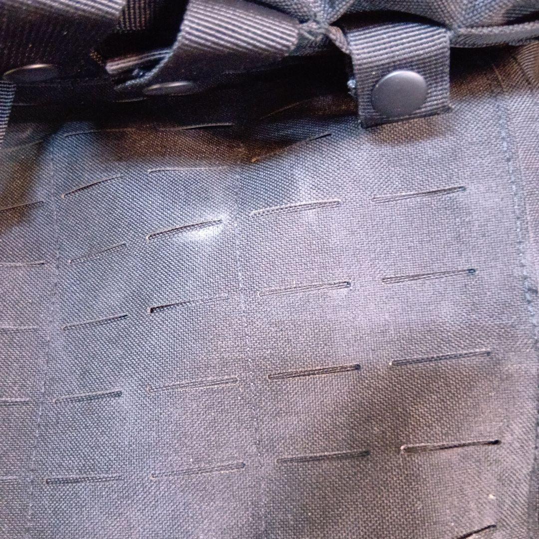 タクティカルベスト ブラック MOLLE　サバゲー用　即発送