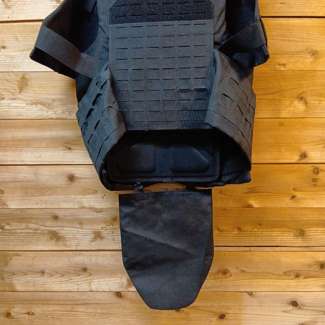 タクティカルベスト ブラック MOLLE　サバゲー用　即発送