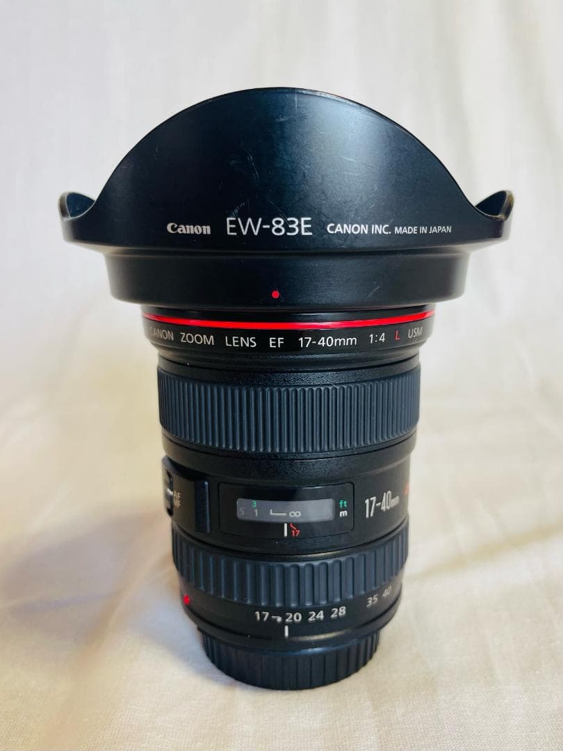 Canon キヤノン EF 17-40mm F4 L USM　広角レンズ