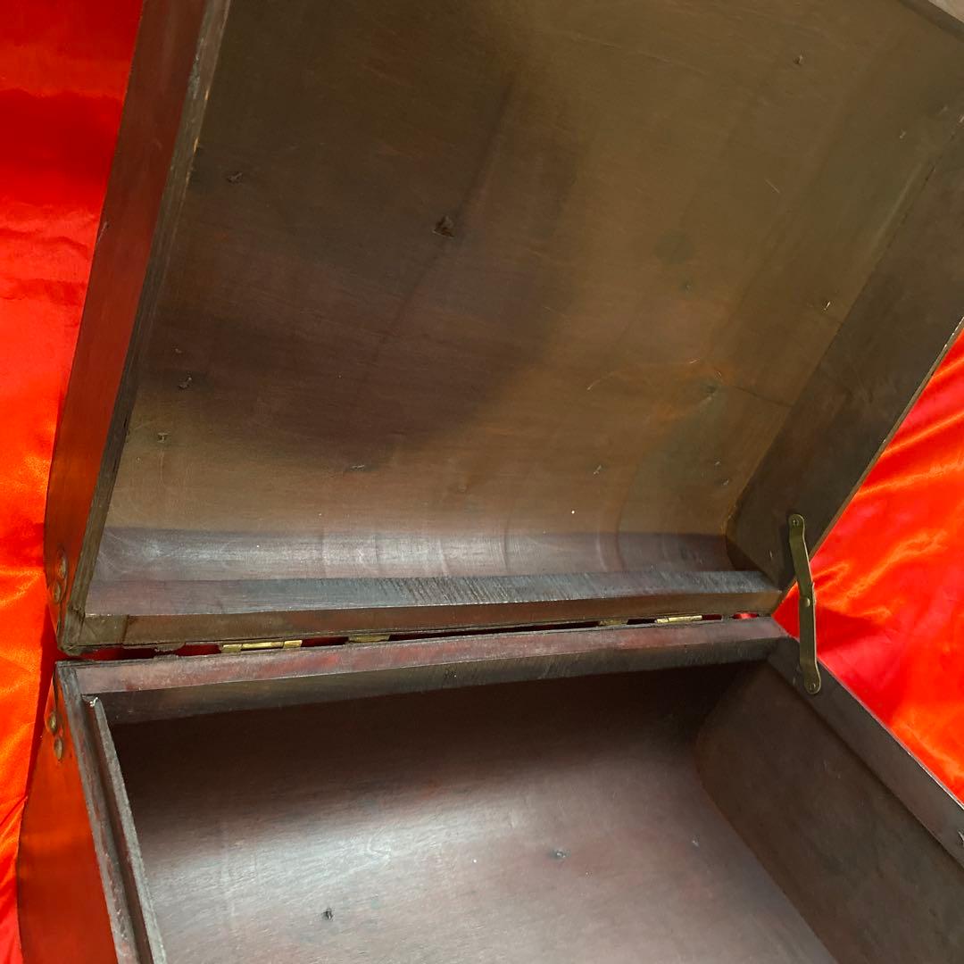 危機裸裸商店 ウッドトランク Dangerous nude ビンテージ風ボックス