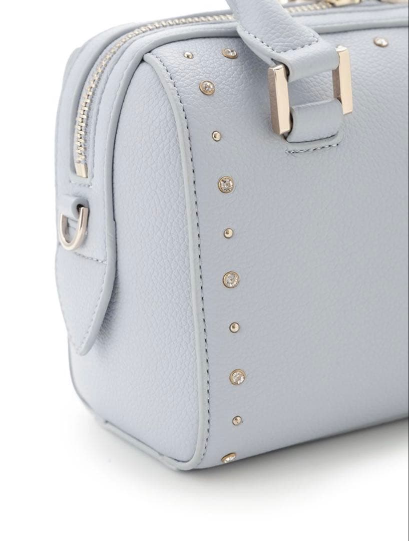 【美品】CELFORD リュタン ビジュースタッズボストンバッグ SAX