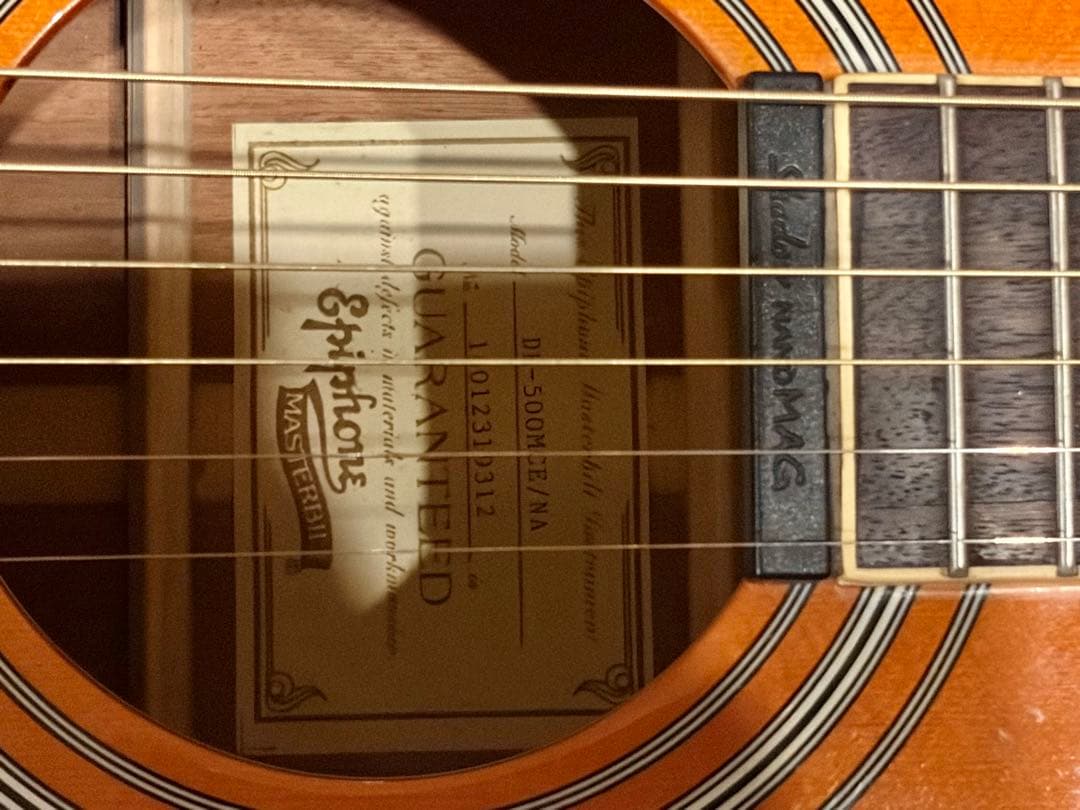 Epiphone Masterbilt DR-500 MCE オール単板