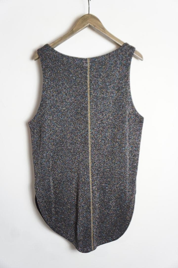 美品 24SS SHINYAKOZUKA タンクトップ ラメ 802P▲