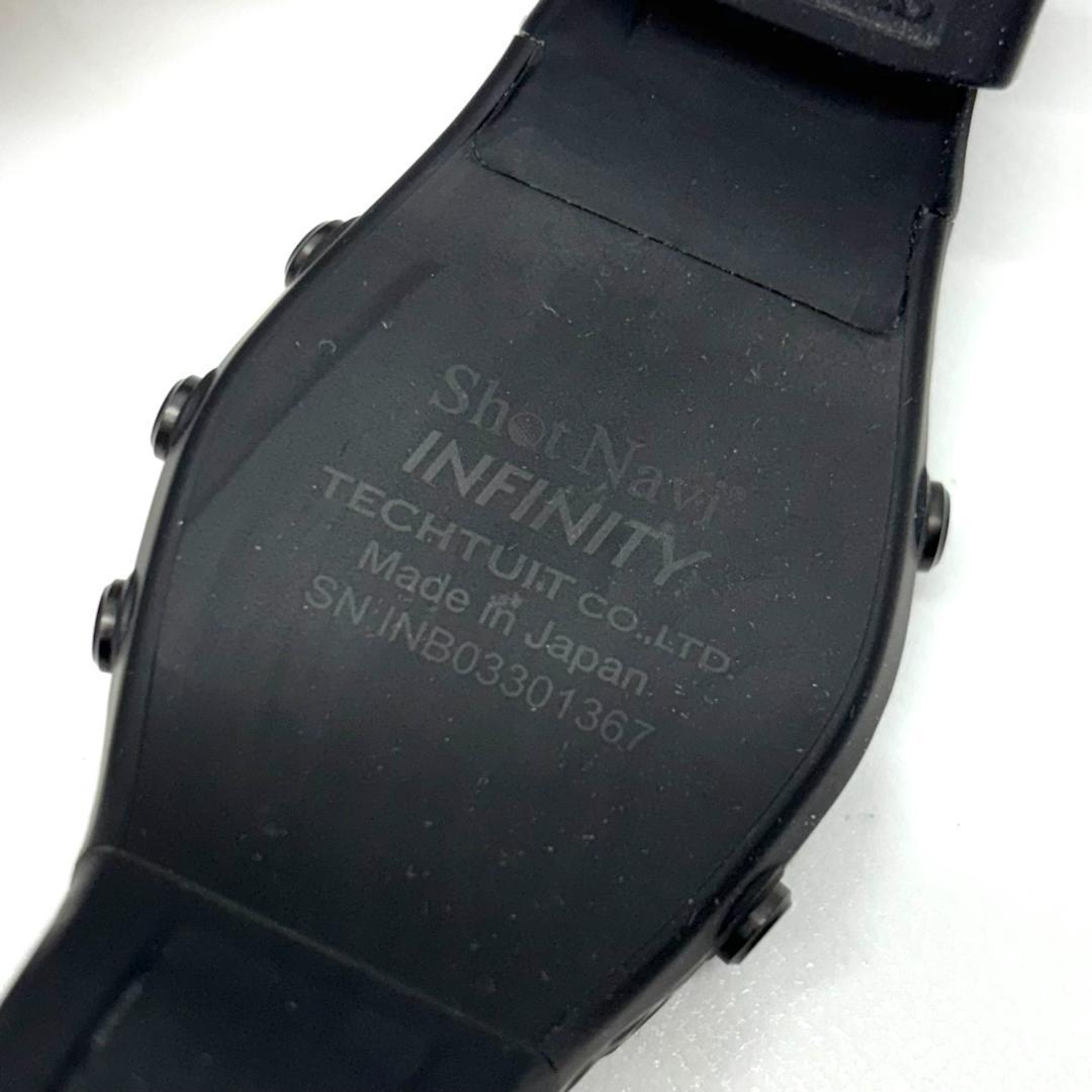 Shot Navi INFINITY スマートウォッチ ゴルフ距離計 ブラック