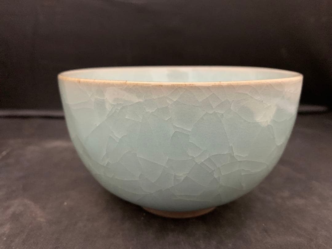 鍋島青磁　小笠原長春　茶碗　有田焼