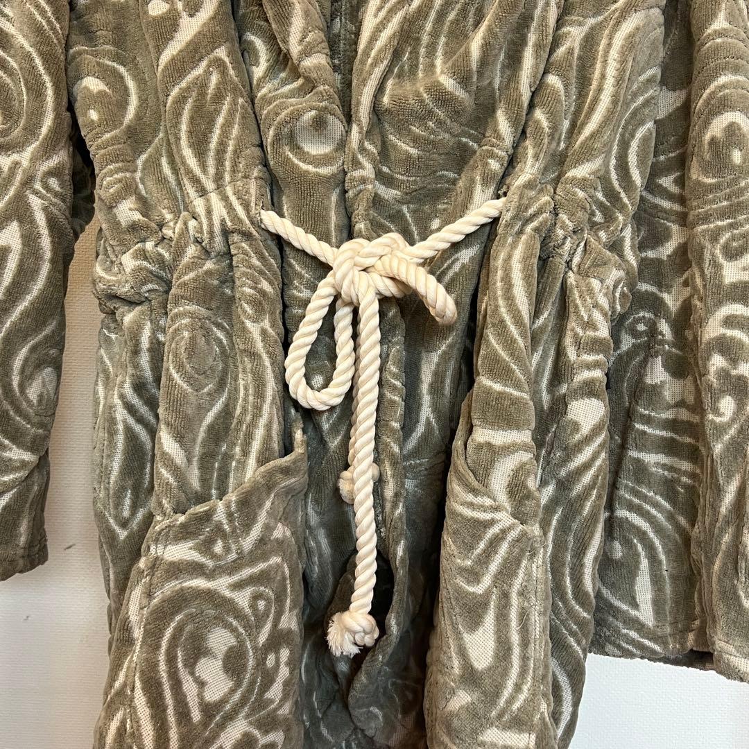 新品未使用　SEEA シーア　タオルガウン　ポンチョ　ライトグレー